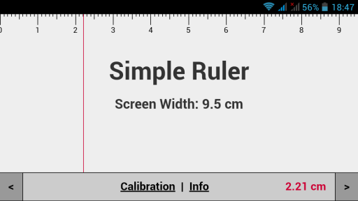 Screenshot Simple Ruler